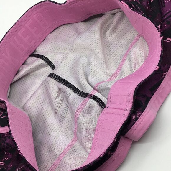 Reebok Speedwalk Running Shorts Purple lavender graphic print women’s size Small - Picture 7 of 11